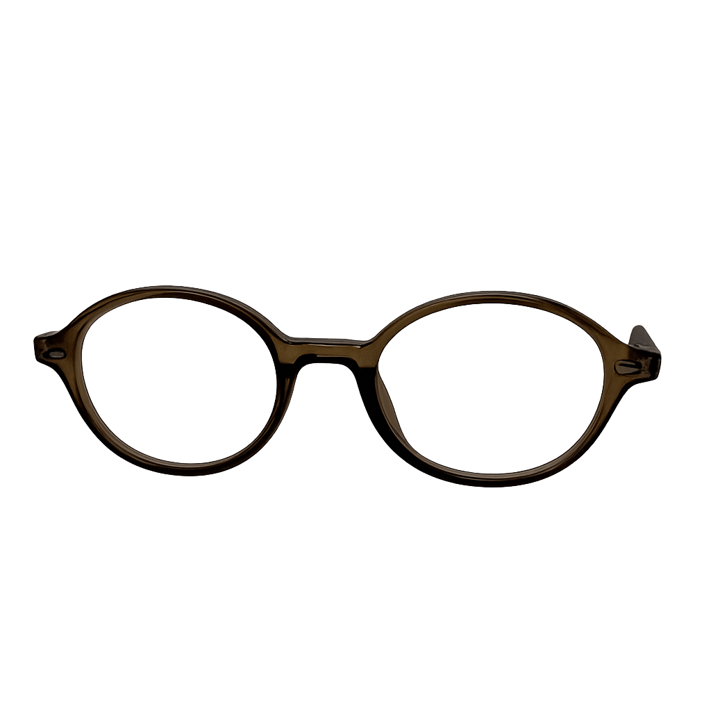 Armação Redonda Clássica Marrom