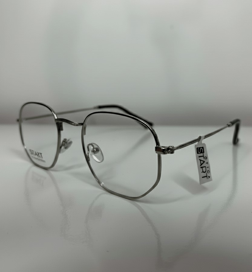 Modelo de óculos de grau masculino de metal
